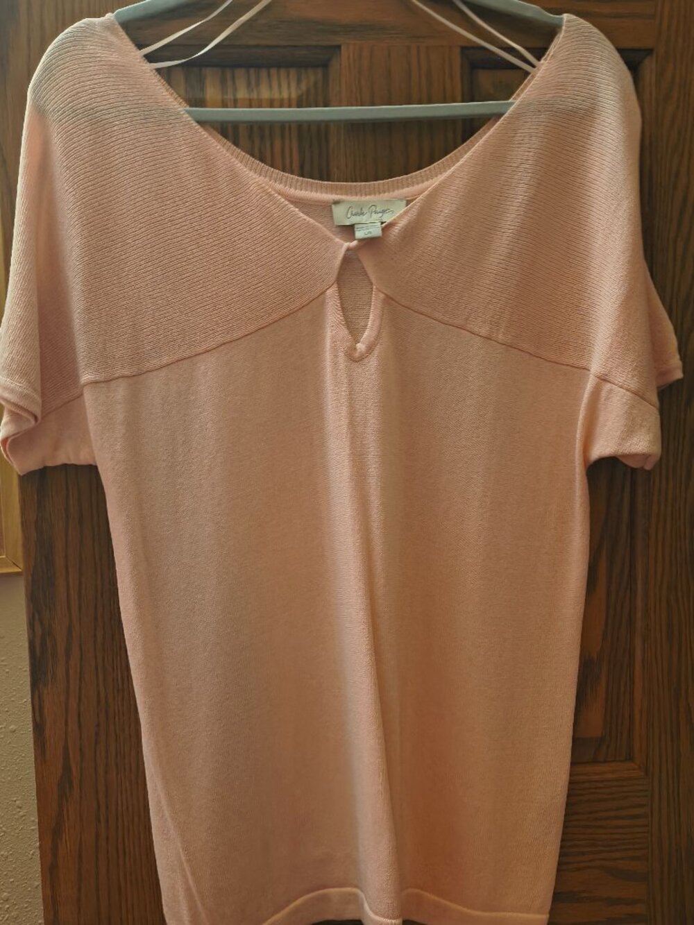Charlie Paige Peach Top Size Large
